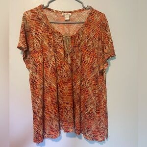 Lucky Brand Women’s Tunic Top Sz 1X